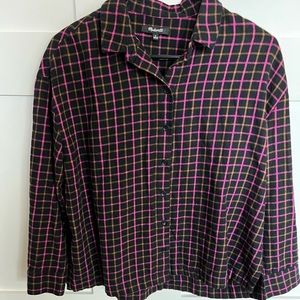 Gently Loved Madewell Flannel Shirt size S